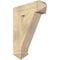 Ekena Millwork Traditional Arts & Crafts Rough Sawn Bracket, Douglas Fir, 6"W x 22"D x 30"H BKT06X22X30TRA03RDF - alternate 1
